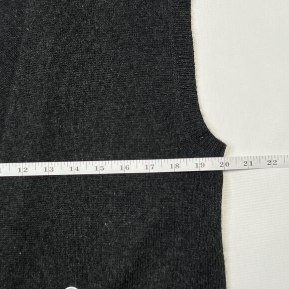 Vintage Perry Ellis Sweater Vest Mens Medium Cashmere Double Breasted 90s - Picture 8 of 12